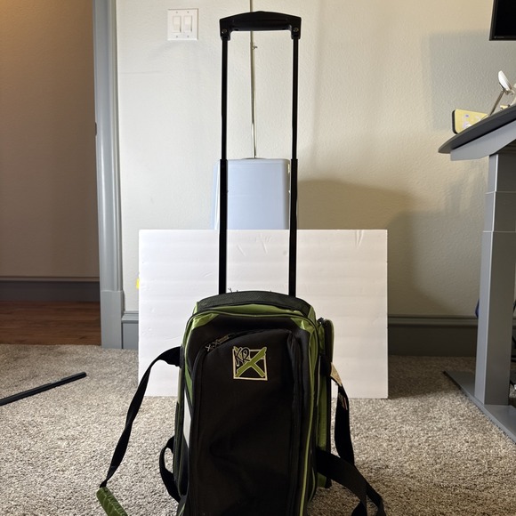 KR KRX Strikeforce Cruiser Smooth Single Ball Roller Bowling Bag Green - Picture 5 of 7